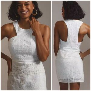 NWT Anthro Maeve Eyelet Halter Dress 2